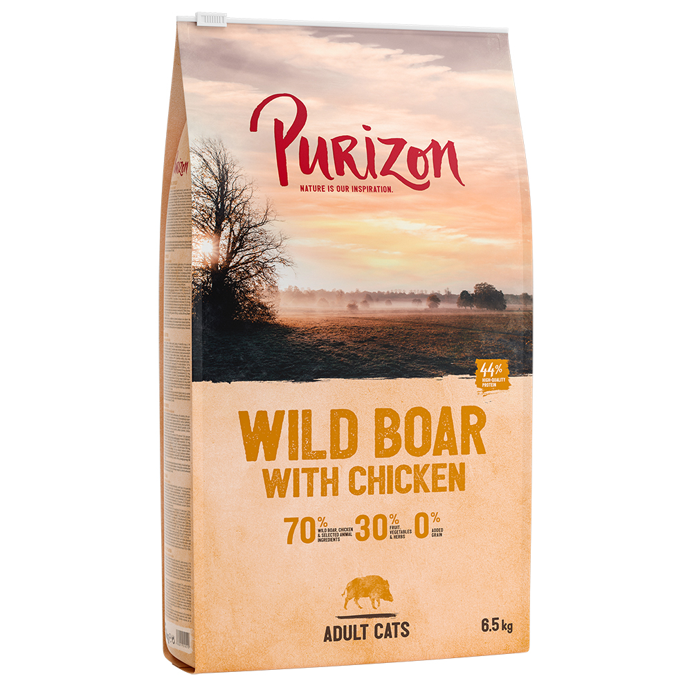 5.5 kg Purizon + 1 kg gratis! - Adult Wildschwein & Huhn von Purizon