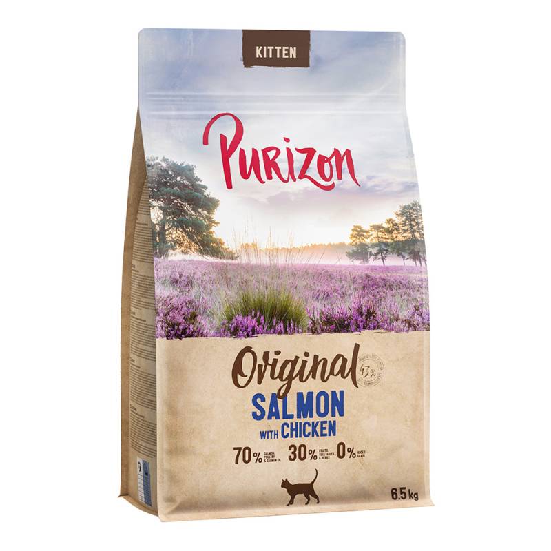 5.5 kg Purizon + 1 kg gratis! - Kitten Lachs mit Huhn von Purizon