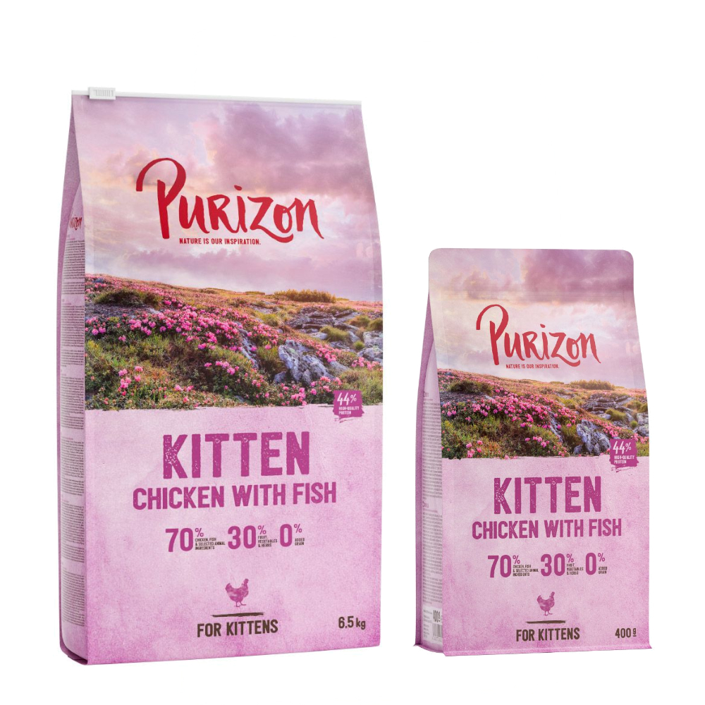 6,5 kg Purizon + 400 g gratis! - Kitten Huhn & Fisch von Purizon