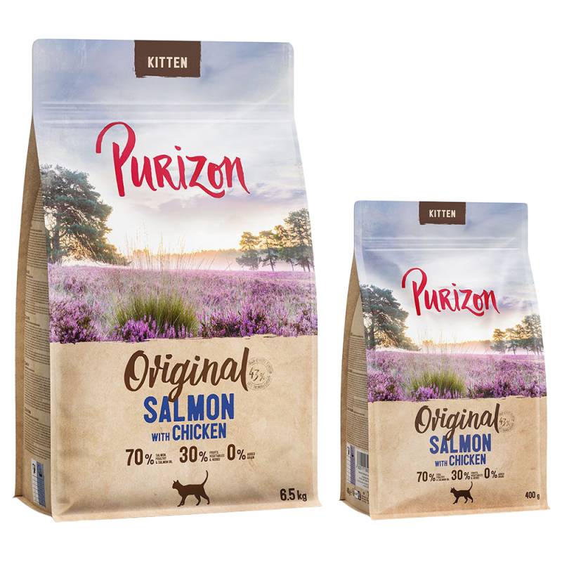 6,5 kg Purizon + 400 g gratis! - Kitten Lachs mit Huhn von Purizon