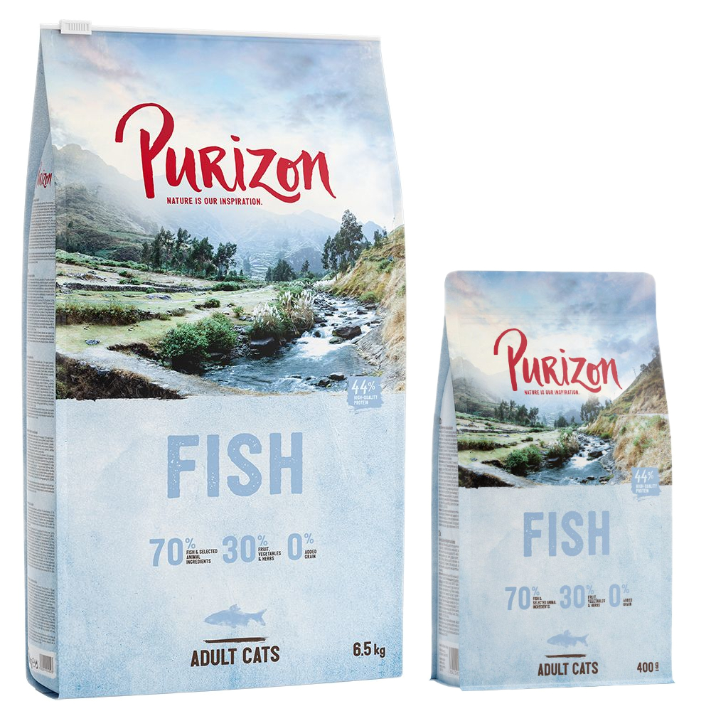 6,5 kg Purizon + 800 g gratis! - Adult Fisch von Purizon