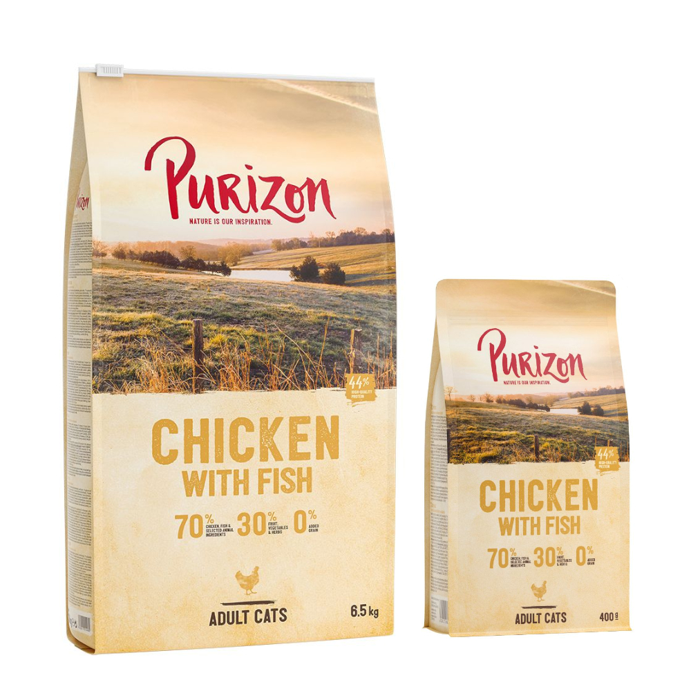 6,5 kg Purizon + 800 g gratis! - Adult Huhn & Fisch von Purizon