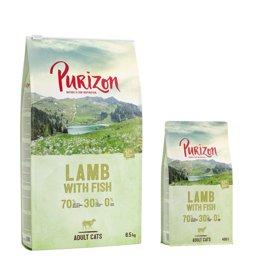 6,5 kg Purizon + 800 g gratis! - Adult Lamm & Fisch von Purizon