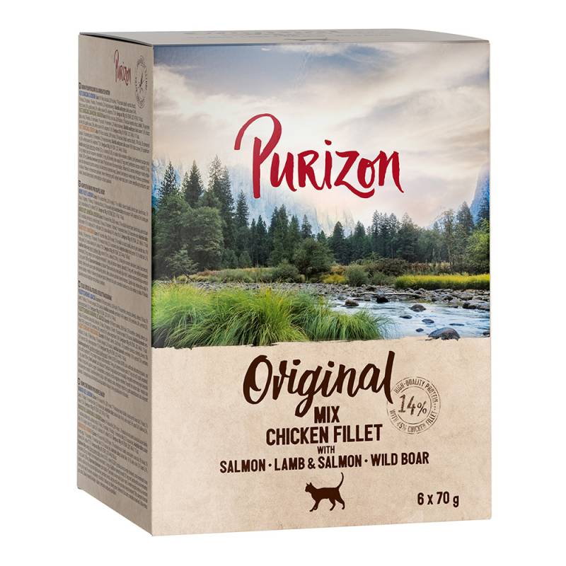 Purizon 6 x 70g/85g zum Probierpreis! - Mixpaket Original 3 Sorten 6x70g von Purizon