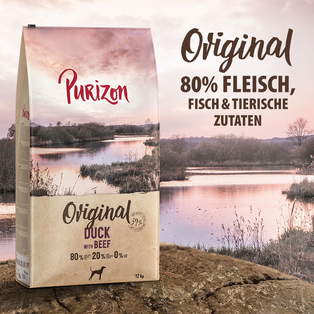 Purizon Ente mit Rind Adult - 2 x 12 kg Purizon Ente mit Rind Adult - 2 x 12 kg von Purizon