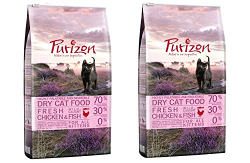 Purizon GroßhandelPL Kitten Huhn & Fisch Katzen Trockenfutter 2 x 6,5kg von Epicing