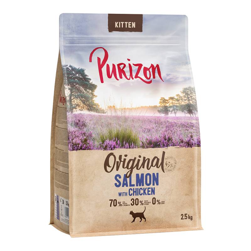 Purizon Kitten Lachs mit Huhn - getreidefrei - 2,5 kg von Purizon