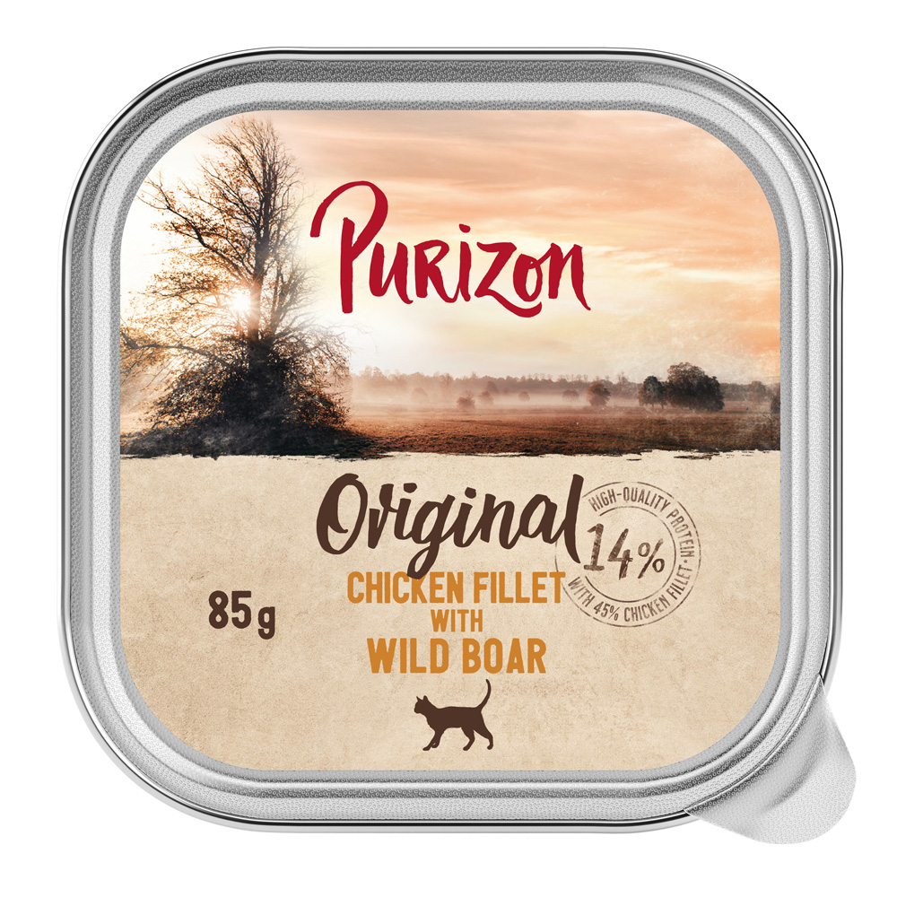 Purizon Original Schalen 24 x 85 g - Hühnerfilet mit Wildschwein Purizon Original Schalen 24 x 85 g - Hühnerfilet mit Wildschwein von Purizon