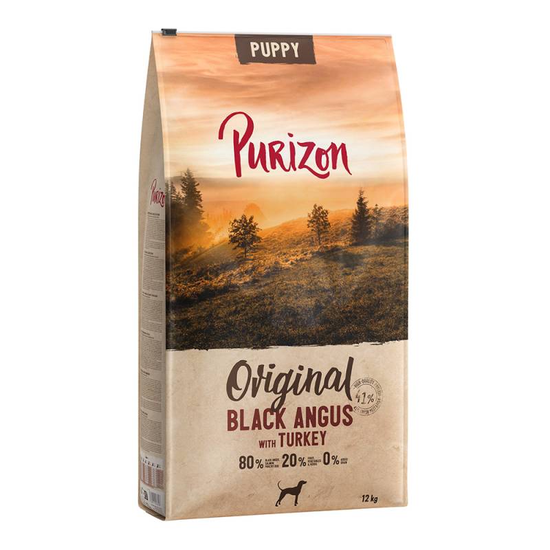 Purizon Puppy Black Angus mit Truthahn - 12 kg von Purizon