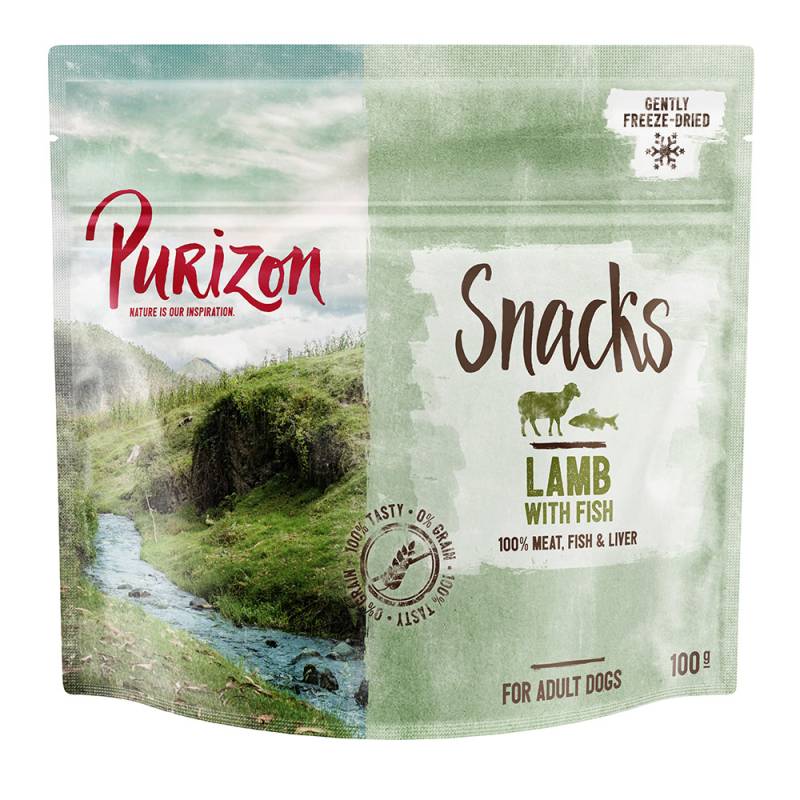 Purizon Snack Sparpaket 3 x 100 g - Lamm mit Fisch von Purizon