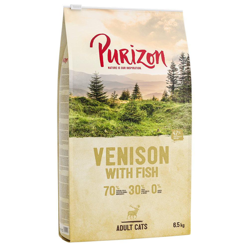 Purizon Sparpaket 2 x 6,5 kg - Adult Hirsch & Fisch von Purizon