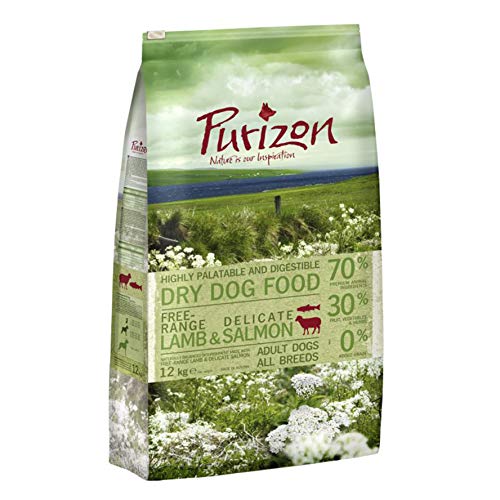 Purizon ausgewachsener Hund – getreidefreies Lamm und Lachs – 12 kg von Purizon