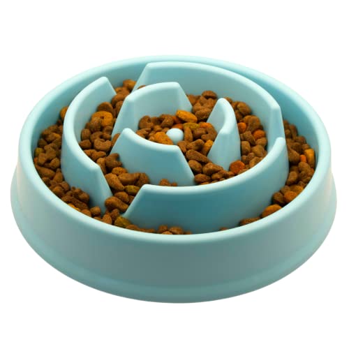 PurrCave® Premium XL Antischlingnapf | Langsame Fütterung zur Entlastung der Verdauung | Futternapf für große & kleine Hunde Katzen | Hundenapf, Katzennapf | Slow Feeder Food Bowl | Anti Schling von PurrCave