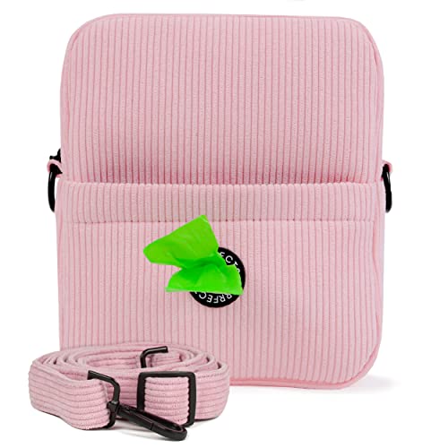 Purrfects UK Hundetrainingstasche mit Kotbeutelspender – langlebige Leckerli-Tasche für Hundetraining – Leckerli-Tasche für Hundetraining, Sylish Hund Walking Bag für Damen und Herren (Candyfloss von Purrfects