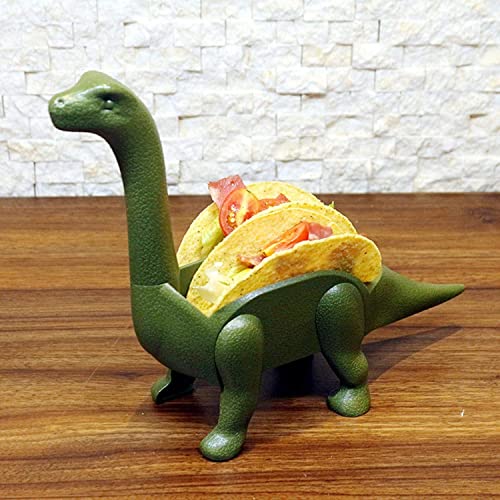 Lebensmittelregal in Dinosaurierform, Taco-Halter Dose Dinosaurier Hotdog-Halter langhalsiger Drache und Dinosaurier Taco Ständer Dinosaurier Taco Tabletts für Hot Dogs Burritos Süßigkeiten Kekse von Pursue