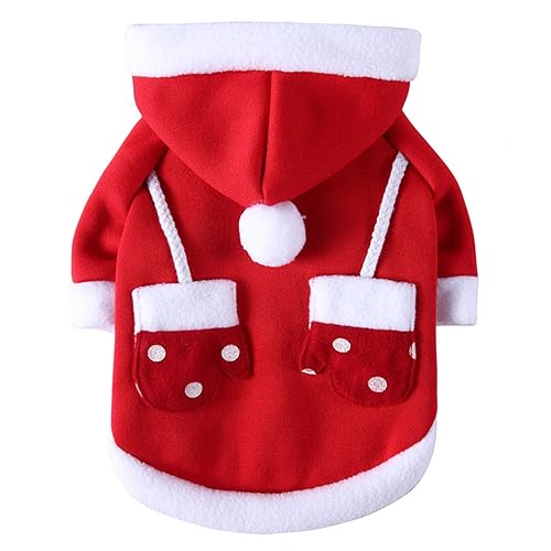 Hundepullover Grosse Hunde Weihnachten Winter Warmer Hund Katze Pullover Kleidung Haustier Mantel Kostüm Welpenpullover Pullover Bekleidung für kleine mittelgroße Hunde Haustierpullover (04-T, L) von Pursuit-W