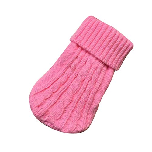 Pursuit-W Katzenbody Wintermäntel für kleine Hundepullover Hunde Fleece Warm Sweater Winter Katze Pullover Haustier Mantel Kostüm Welpenpullover für kleine mittelgroße Haustierpullover (Pink, XL) von Pursuit-W