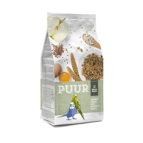 Puur Futter für Wellensittiche, 1er Pack (1 x 2 kg) von Witte Molen