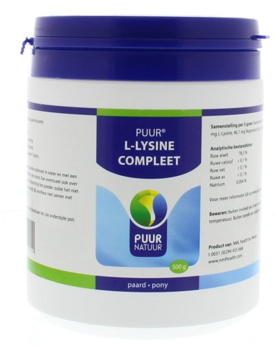 Puur L-Lysine Pferd (ehemals L-Lysine Compleet) - 500 g von Puur