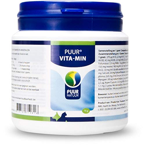 Puur Vita-min Hund/Katze (ehemals Vitamine und Mineralien) - 75g von Puur natuur