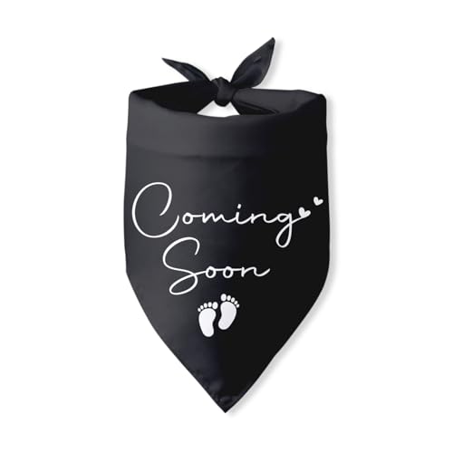 Baby Coming Soon Ankündigung Hund Bandana Geschlecht Enthüllung Baby Ankündigung Haustier Hund Dreieckstuch Schwangerschaft Ankündigung Hund Bandana Foto Requisiten Hund Schal Zubehör von Pwrlveiut