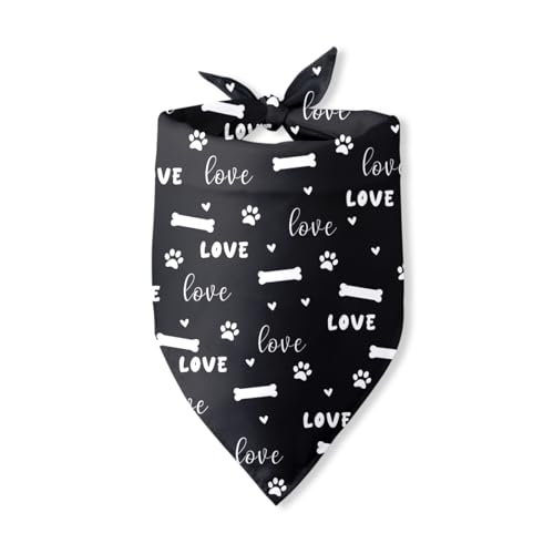 Hochzeit Hund Bandanas Verlobung Hund Bandana für Hunde Liebe Hund Hochzeit Verlobung Bandana Welpe Bandana Dreieck Lätzchen Schal Zubehör für Kleine Mittlere Hunde Haustiere von Pwrlveiut