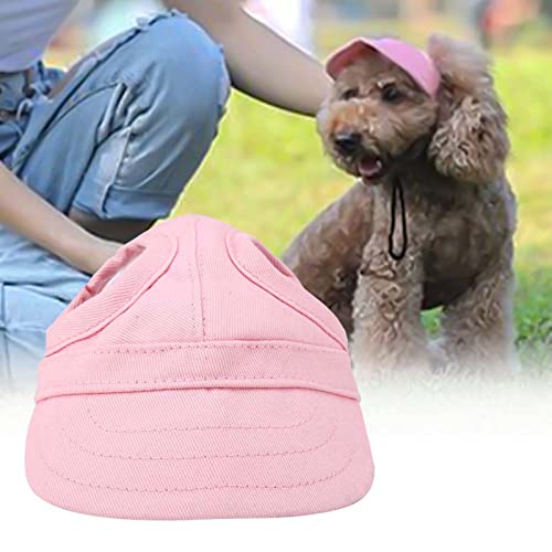 Hundekappe Sunbonnet Verstellbare Gestreifte Haustier-Baseballkappe Haustier Hund Katze Outdoor-Baseballkappe für Tiere und Haustiere (S) von Pyhodi