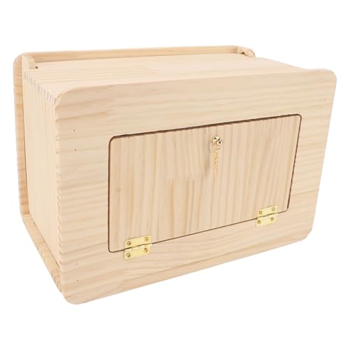 Pyhodi Shotet Nisting Box, Vogelhaus Holz Brutschachtel für Käfigzubehör, Papageien Paarung Box für Lovebirds Brudgie Finch Cockatoo Canary und Mittelgroße Vögel, Bequem von Pyhodi