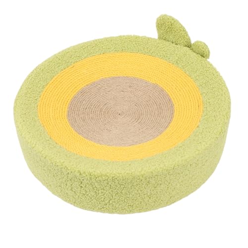 Pyhodi Sisal-Katzenkratzbett, Bezauberndes Katzen-Loungebett in Avocado-Form, Rundes Katzenkratzbrett für den Innenbereich, Katzen-Schleifklaue Schützt Möbel, Teppiche, Sofa, ohne Schmutz von Pyhodi