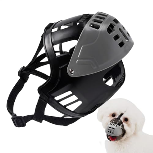 Adjustable Dog Muzzle for Barking, Adjustable Dog Muzzle for Walking, Mesh Adjustable Dog Muzzle, Adjustable Dog Muzzle for Veterinary Visits, Lightweight Adjustable Dog Muzzle, Adjustable Dog Muzzle von Pzuryhg