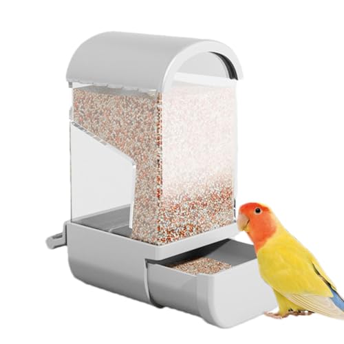 Automatic Bird Feeder | Indoor Parrot Food Dispenser | Convenient Small Bird Feeder for Busy People, No Solution for Budgerigar, Parakeet, Macaw, Ideal for Stress- Care and Feeding von Pzuryhg