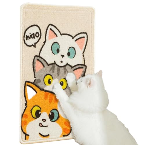 Cat Scratch Mat for Indoor Cats, Foldable Cat Scratch Mat, Cat Scratching Mat for Aggressive Scratching, Cat Scratch Mat with Catnip, Premium Cat Scratch Mat, Carpet Cat Scratch Mat von Pzuryhg