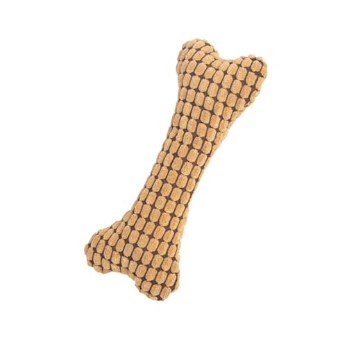 Dog Toys, Plush Toy, Teething Chew Toy, Squeaky Bone Toy, Teething Chew Toys for Puppies and Adult Dogs Plush Squeaky Dog Bone Chew Toy with Built-In Vocal Device for Small, Medium, and Large Dogs von Pzuryhg