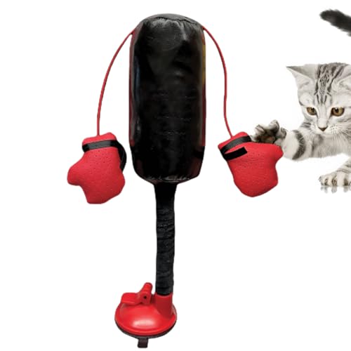 Interactive Cat Toy | Interactive Cat Toy | Cat Exercise Toys, Creative Kitten Toys, Punching Bag Design, Pet Punching Bag, Cats Boredom Relief, Kitten Activity Toys, Toy for Exercise and Boredom von Pzuryhg