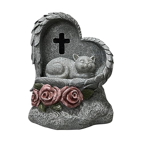 Pet Memorial Tombstone | Personalized Pet Tombstone | Dog Tombstone | Cat Tombstone, Engraved Pet Gravestone, Pet Loss Tombstone, Custom Pet Grave Marker, Outdoor Pet Memorial Stone von Pzuryhg