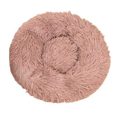 Pzuryhg Cute Bed for Cats and Dogs, Soft Plush Round Pet Bed, Calming Cat Donut Plush Cuddler Bed, Donut Dog Bed, Pet Bed Mat for Pet Snoozing, Sleeping, Napping, Resting, 15.75x15.75 inches von Pzuryhg