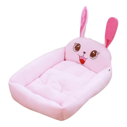 Pzuryhg Cute Indoor Cat Bed, Soft Cat Bed, Pink Bed for Cats, Cozy Cat Bed, Pink Soft Cat Bed Indoor Washable Cat Beds 45x32x14cm/17.72 by 12.6 by 5.51 Inches for Cats/Dogs 1 X Indoor Cat Beds von Pzuryhg