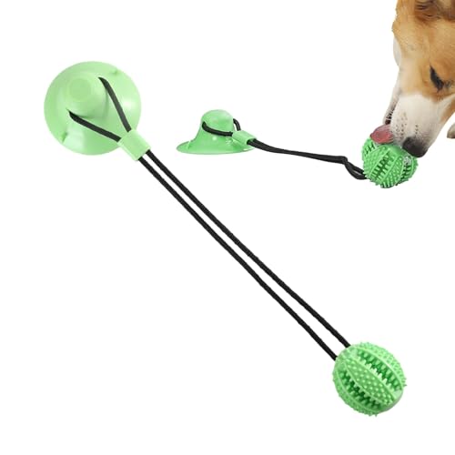 Pzuryhg Leckerli-Ball für Hunde – Auslaufender Kauball für Hunde, elastisches, interaktives Kauspielzeug für große, mittelgroße und kleine Hunde von Pzuryhg