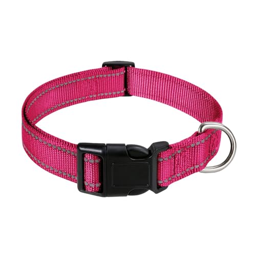 Pzuryhg Verstellbares Welpenhalsband | Atmungsaktives Nylon-Haustierhalsband – Verstellbare Nylon-Schnalle, Hundehalsband, Nylon, atmungsaktiv, bequem für verschiedene Hunde von Pzuryhg