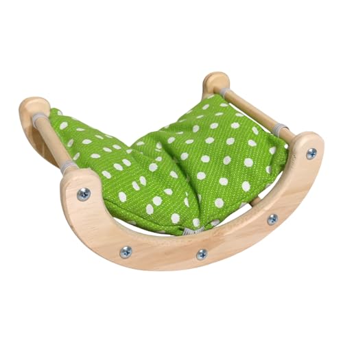 Pzuryhg Wooden Small Pet Rocking Chair, Multifunctional Hedgehog Nest, Portable, Soft Reusable Sleeping Bedding, Comfortable Design, Ideal for Daily Use, Road Trips Pzuryhg Wooden Small Pet Rocking Chair, Multifunctional Hedgehog Nest, Portable, Soft Reusable Sleeping Bedding, Comfortable Design, Ideal for Daily Use, Road Trips von Pzuryhg