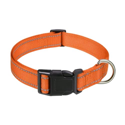 Reflektierendes Hundehalsband, Hund Komfort Halsband, Atmungsaktiv Bequem Hundehalsband, Nylon Katzenhalsband Atmungsaktiv für Verschiedene Katzen von Pzuryhg