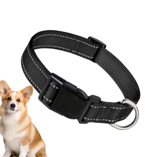 Reflektierendes Katzenhalsband | Hunde Komfort Halsband - Atmungsaktives Bequemes Hundehalsband, Nylon Katzenhalsband Atmungsaktiv für Verschiedene Katzen von Pzuryhg