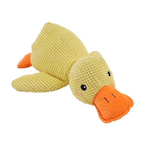 Squeak Toy, N Squeak Cat Toy, Duck, Puppy Interactive Plush Duck Toys, Mellow Dog Calming Duck Pillow Toy, Comfortable and Soft Mellow Calming Pillow for Dog von Pzuryhg