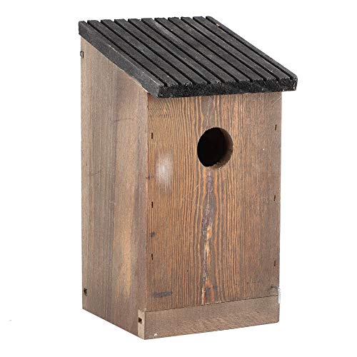 Hängendes Vogelhaus aus Holz, Zuchtpapageien-Vogelnistkasten, Vogelhaus im Freien für die Gartendekoration im Freien von QANYEGN