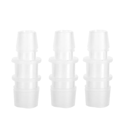 QANYEGN Aquarium-Anschluss, Kunststoff-Adapter mit variablem Durchmesser, gerader Luftpumpenschlauch-Anschluss, Airline-Schlauch zum Anschließen (12mm/16mm Interchangeable, 3 Pieces per Pack) von QANYEGN