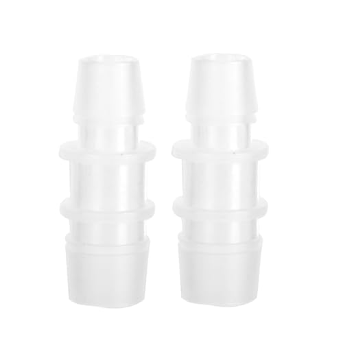 QANYEGN Aquarium-Anschluss, Kunststoff-Adapter mit variablem Durchmesser, gerader Luftpumpenschlauch-Anschluss, Airline-Schlauch zum Anschließen (16mm/20mm Interchangeable, 2 Pieces per Pack) von QANYEGN