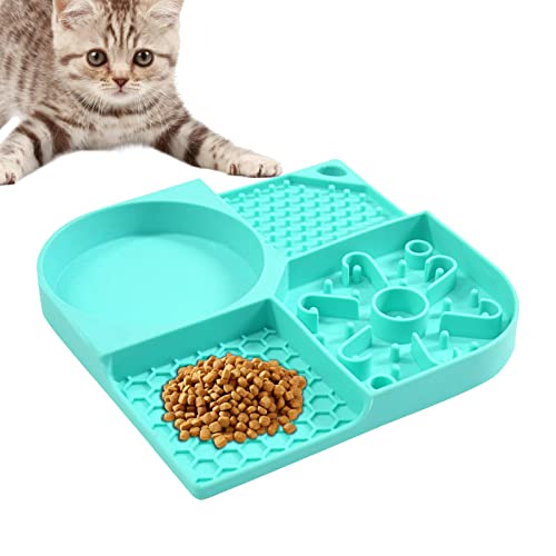 QARIDO Katzen-Leckmatte – rutschfeste Hunde-Leckmatte mit Saugnäpfen, Leckpad für Hunde, Angstlinderung, Hunde-Puzzle-Bereicherung, Spielzeug für Langeweile, Hundefuttermatte von QARIDO