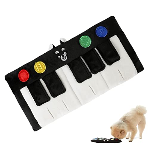 QARIDO Pet Schnüffelmatte Spielzeug | Hundepuzzle-Spielzeug Klaviermatte Interaktives Hundespielzeug für kleine mittelgroße Hunde Futterhäuschen Spielzeug,IQ Training Plüsch-Hundespielzeug, tragbares von QARIDO