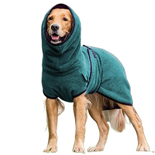 QBZUVDFCS Hundebademantel Handtuch Bademantel Haustier Bademantel Trockenmantel Saugfähiges Handtuch for große mittelgroße kleine Hunde super warme Nachtwäsche(Color:L,Size:L) von QBZUVDFCS