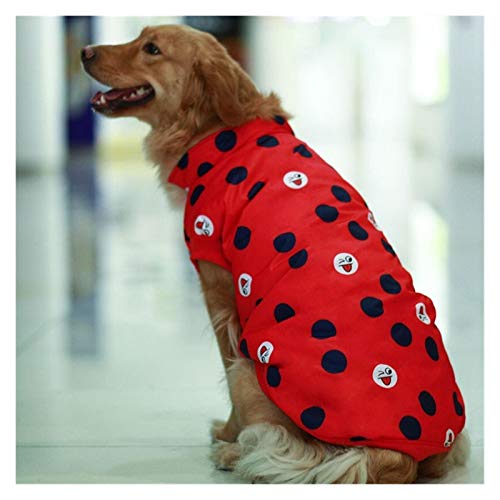 QBZUVDFCS Warm Hundeweste Winter-Haustier-Hund kleidet windundurchlässige Hunde-Bekleidung Down Jacket Padded mit Fleece-Futter for mittlere große Hunde Pet Supplies(Color:Red Dog Vest,Size:38) von QBZUVDFCS